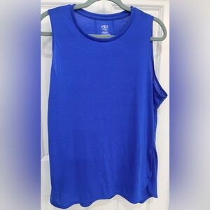 Athletic Works Women's Vibrant Blue Sleeveless Top